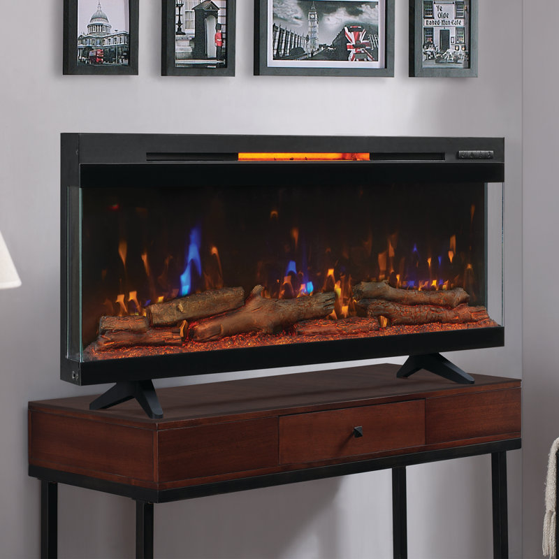 Latitude Run® Roven Wall Mounted Electric Fireplace & Reviews Wayfair